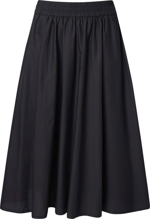 Actual product image Ulla Popken Paper Touch Side Stripe A-Line Skirt (50, 52)