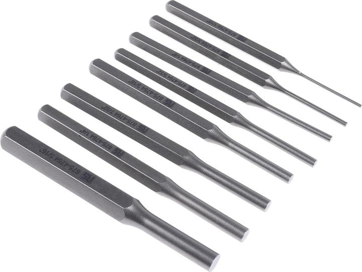 Actual product image RS PRO 8pcs parallel pin punch set