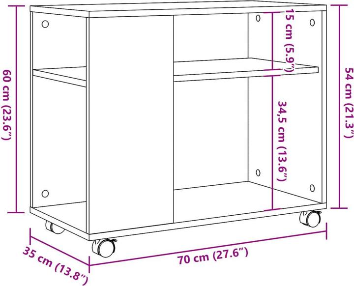 Produktbild vidaXL Beistelltisch