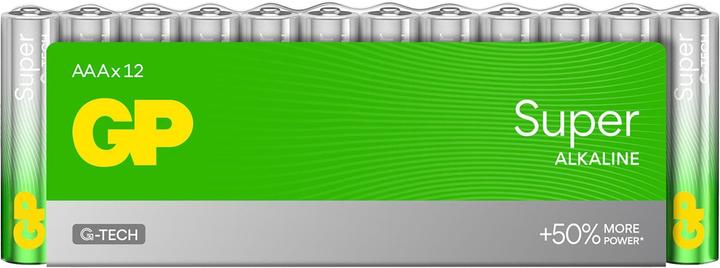 Produktbild GP Batteries 1x12 GP Super Alkaline 1,5V AAA Micro LR03 Neu 03024AETA-S12 (12 Stk., AAA)