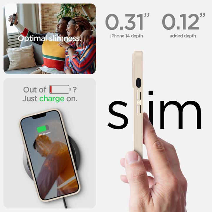 Actual product image Spigen Ultra Hybrid Case for Apple iPhone 14 Plus - sand beige (Apple iPhone 14 Pro)