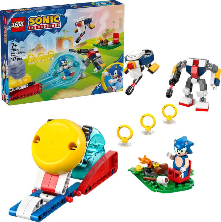Produktbild LEGO Sonics Showdown am Lagerfeuer (77001, LEGO Sonic)