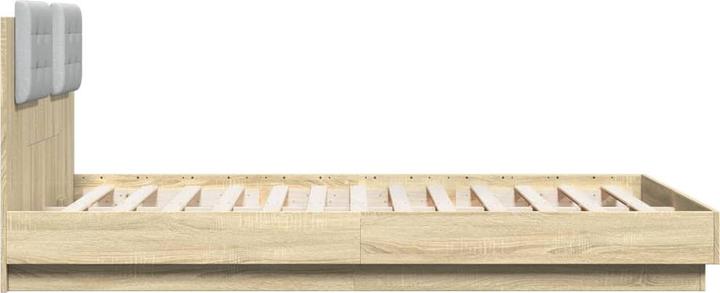 Immagine prodotto vidaXL Giroletto con testiera in rovere Sonoma (150 x 200 cm)