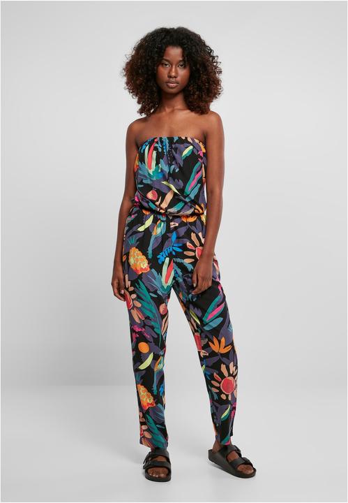 Actual product image Urban Classics Ladies Viscose Bandeau Jumpsuit - 2492 (XS)