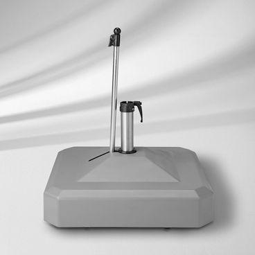 Produktbild Glatz Rollensockel 45kg graphitgrau