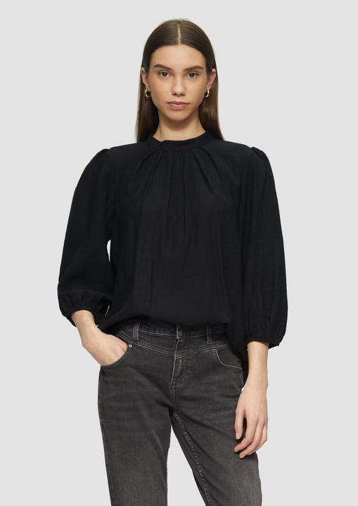 Image du produit s.Oliver Bluse Viskosemix-Bluse mit Crinkle-Struktur (38)