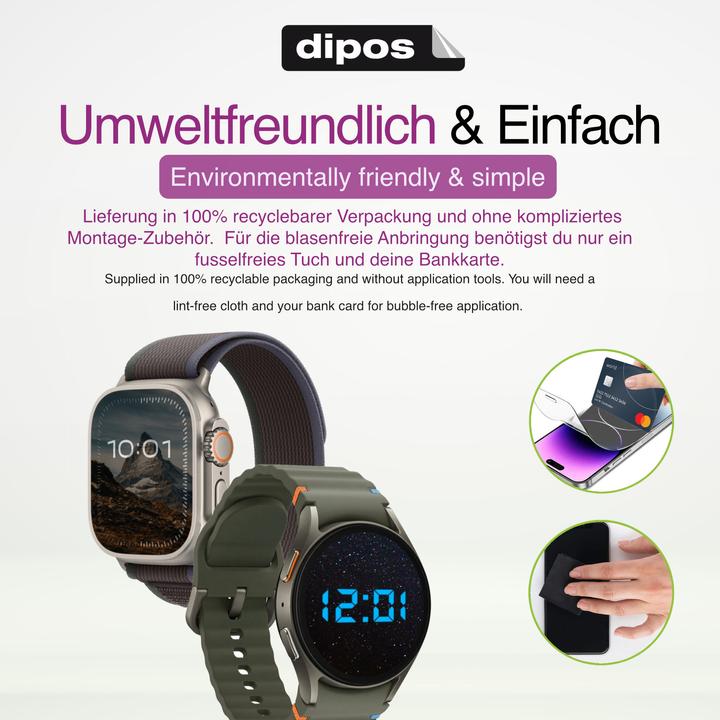 Produktbild Dipos Schutzfolie Klar für Invicta Pro Diver 8930OB (40mm)