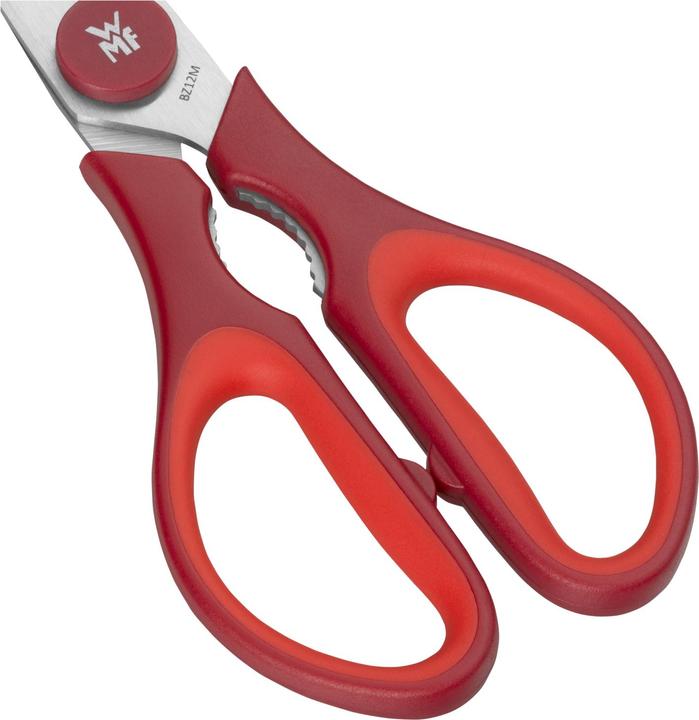 Produktbild WMF Küchenschere Haushaltsschere Allzweckschere 21cm Touch Sägeschliff rot (2100 cm)