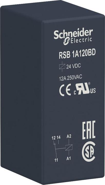 Produktbild Schneider Electric Interface-Relais Zelio RSB 24Vdc 12A