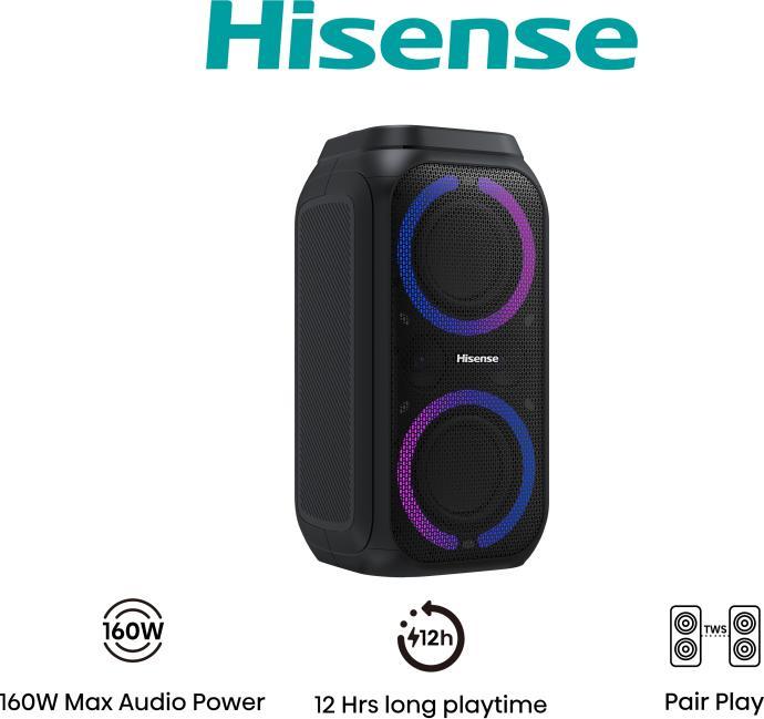 Image du produit Hisense Party Rocket 160 (12 h)