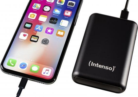 Actual product image Intenso Powerbank A10000 Power Delivery (10000 mAh, 20 W, 37 Wh)