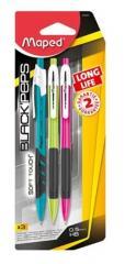 Produktbild Maped Blackpeps Druckbleistift mit langer Lebensdauer, 0,5 mm, HB, 3 Stück (0.50 mm, HB, 3 x)