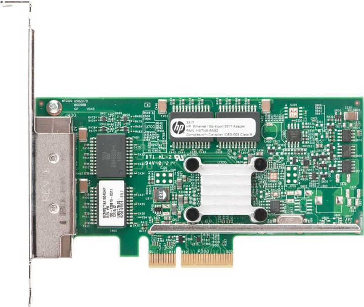 Produktbild HPE 331T Quad Port Gigabit Adapter (RJ45)