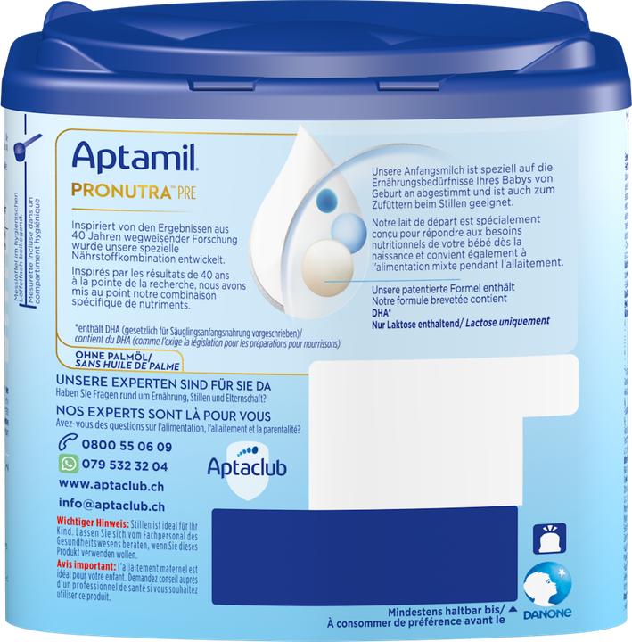 Immagine prodotto Aptamil Pronutra Pre (400 g, dalla nascita)