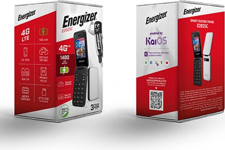 Immagine prodotto Energizer Telefono Flip Diamonds E282scd Sv (2.80", 2 Mpx)
