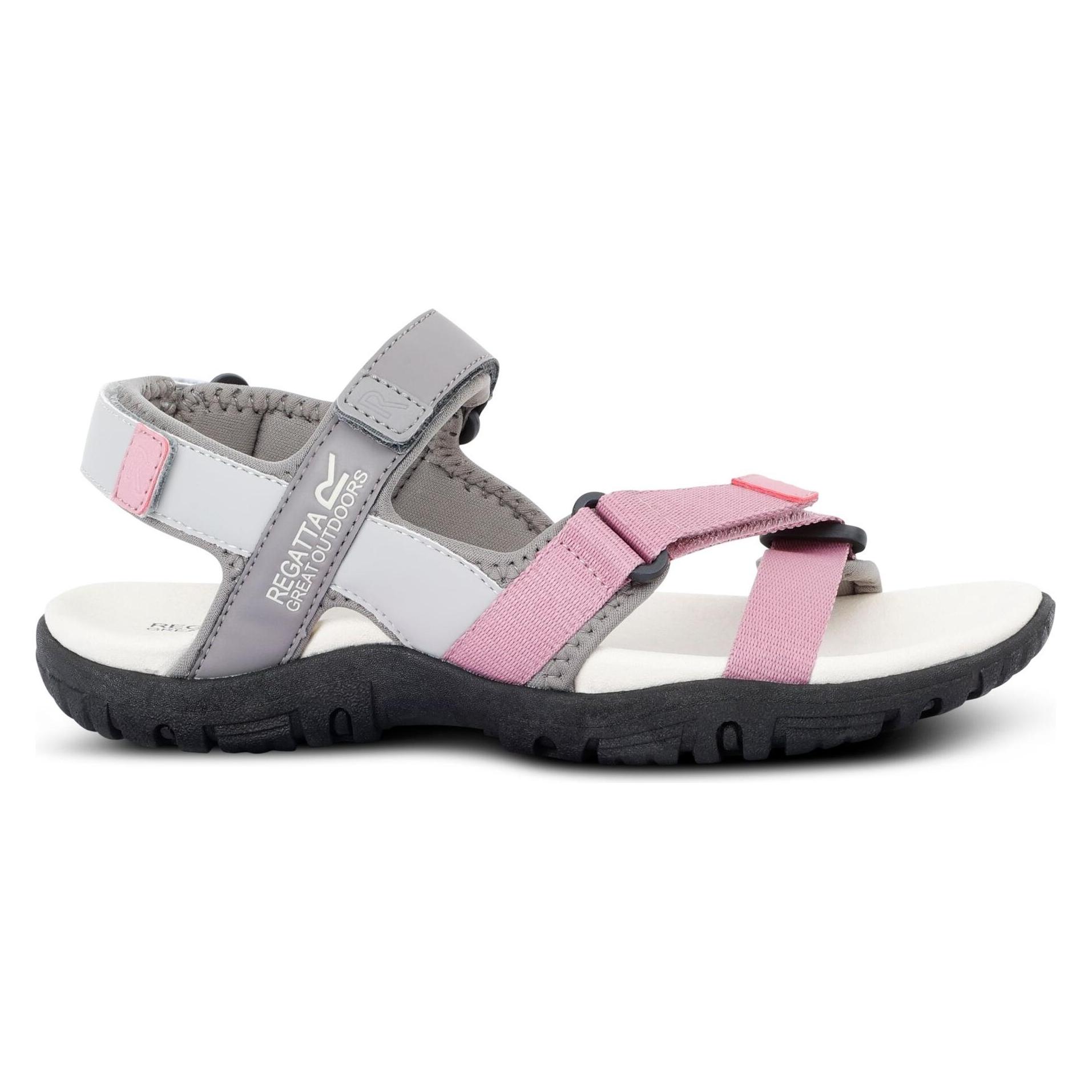 Regatta, Damen, Sandalen, Damensandalen SantaClara2, Violett, Grau, (38)