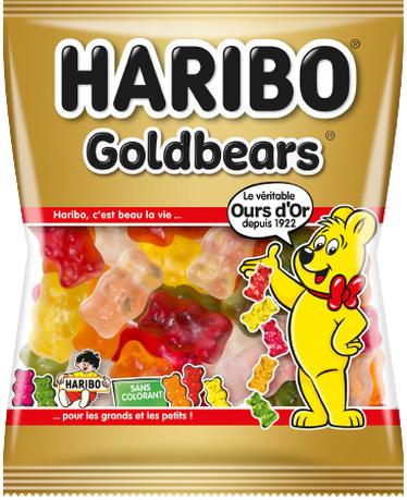 Actual product image Haribo Golden Bears (100 pcs., 1000 g)