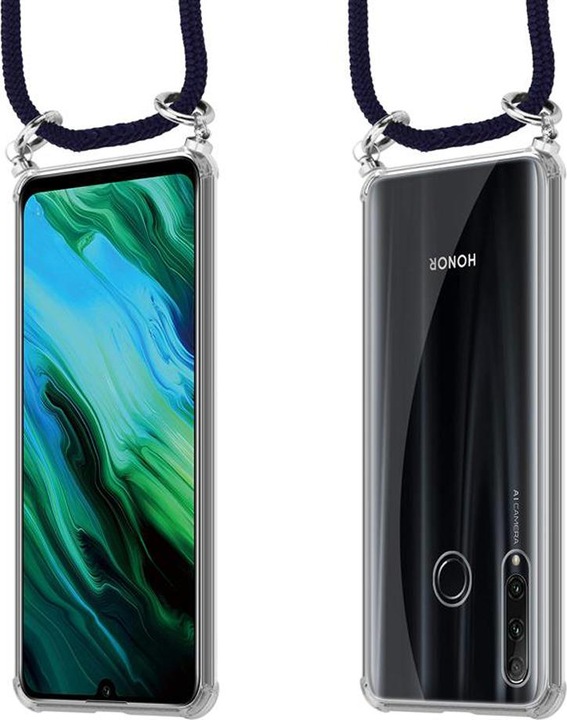 Produktbild Cadorabo TPU Handy Kette SILBER Cover