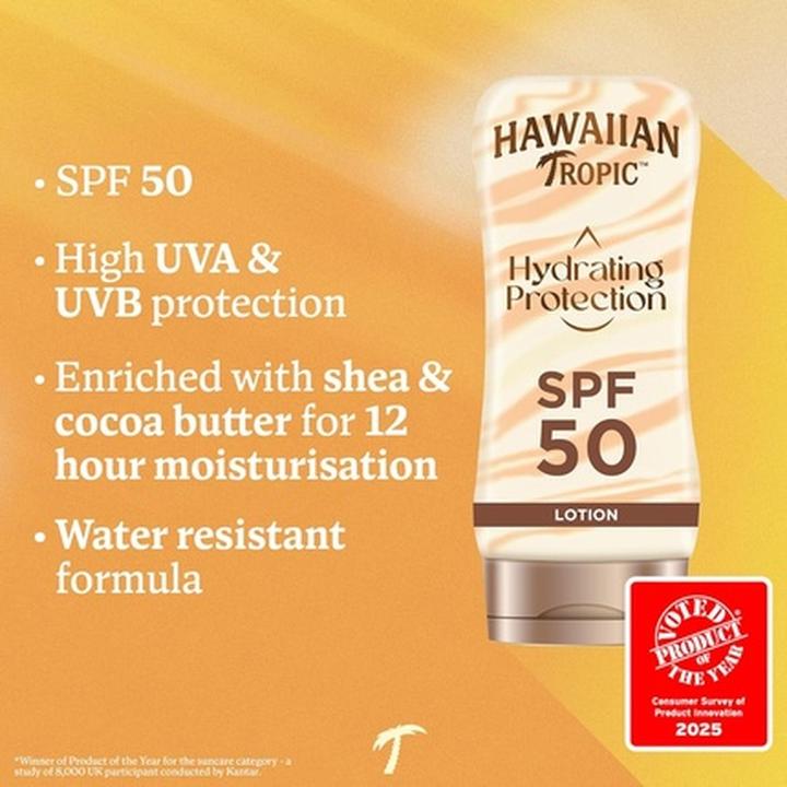 Produktbild Hawaiian Tropic Hydrating Protection (Sonnenlotion, SPF 50, 180 ml)