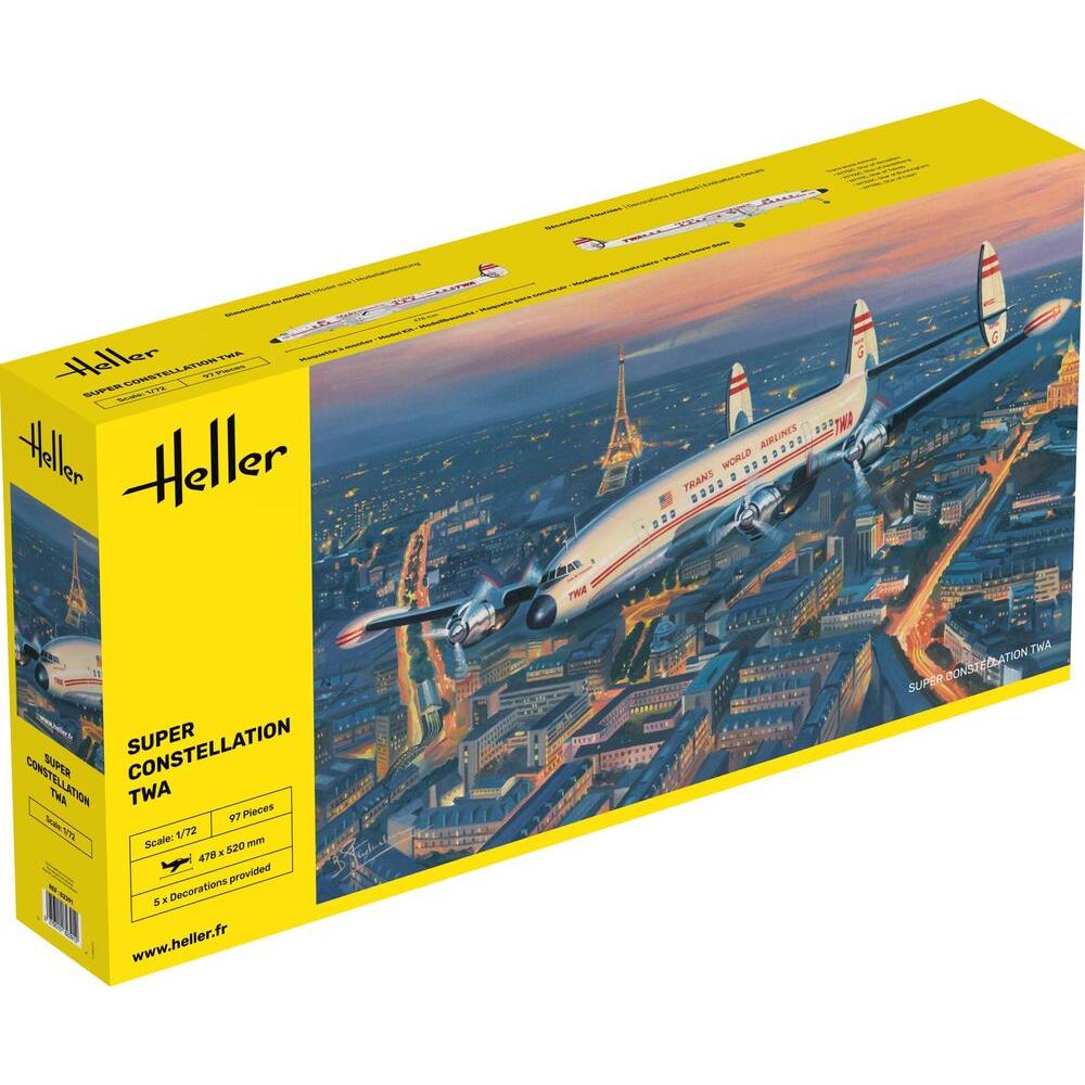 Heller Super Constellation TWA