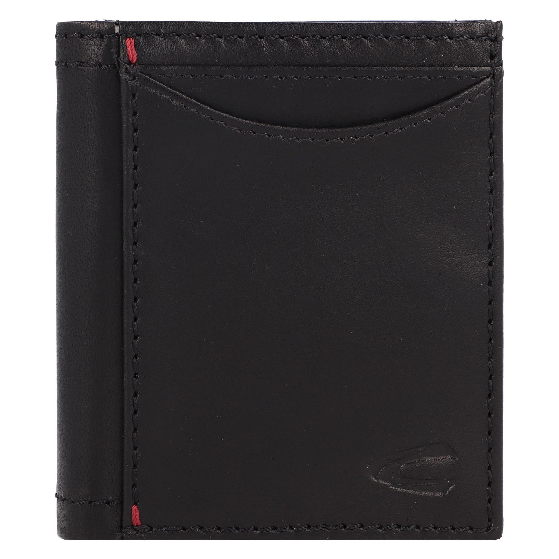 Camel Active, Herren, Portemonnaie, Salamanca Geldbörse Leder 9 Cm, Schwarz