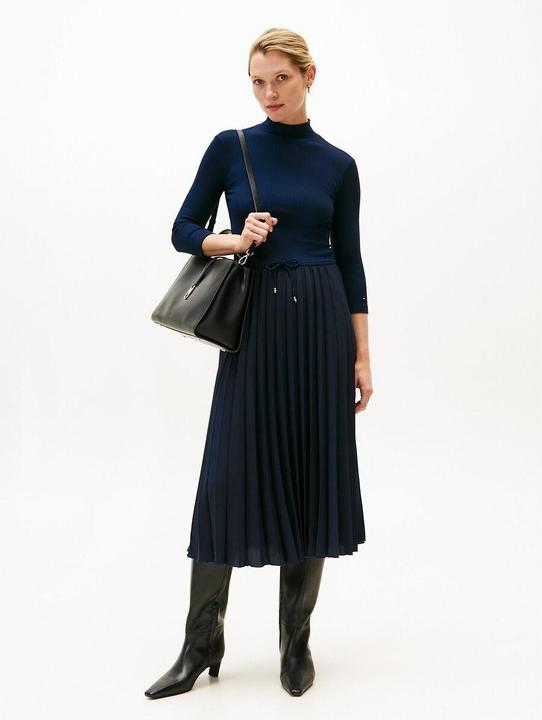 Image du produit Tommy Hilfiger Robe Midi à Côtes Fines (M)