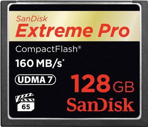 Produktbild Sandisk Extreme Pro Compact Flas (128 GB, CF)