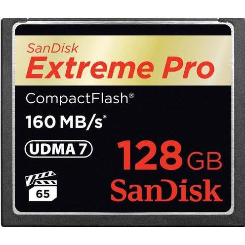 SANDISK Extreme Pro CF 128GB 160MB/s SDCFXPS-128G-X46 (128 GB, CF), Scheda di memoria