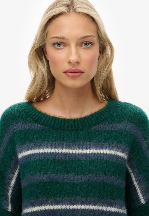 Image du produit Superdry Pull en maille rayé brossé décontracté femme (S)