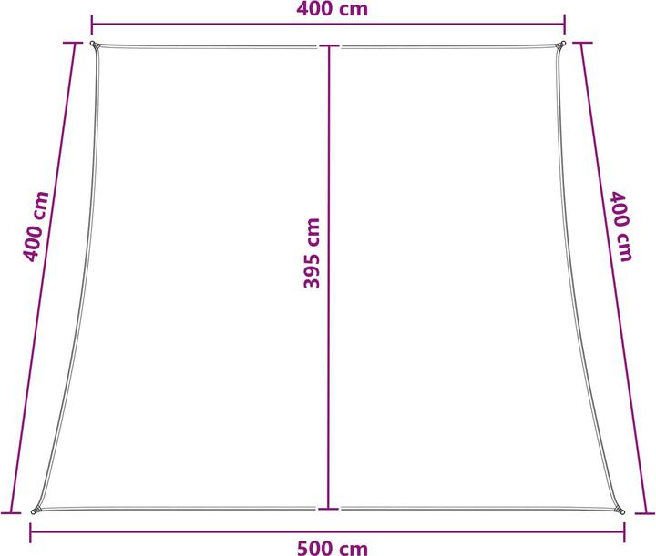Produktbild vidaXL Sonnensegel (500 x 400 cm)