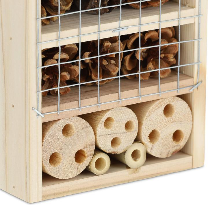 Immagine prodotto Relaxdays Hotel per insetti (Api, Coccinelle, Merletti)
