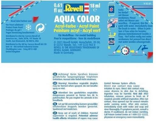 Actual product image Revell air hansa blue silk matt