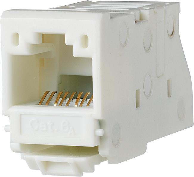 Actual product image Metz Connect UAE modul 8(8) Cat.6A white 130A11-I (Network coupling)