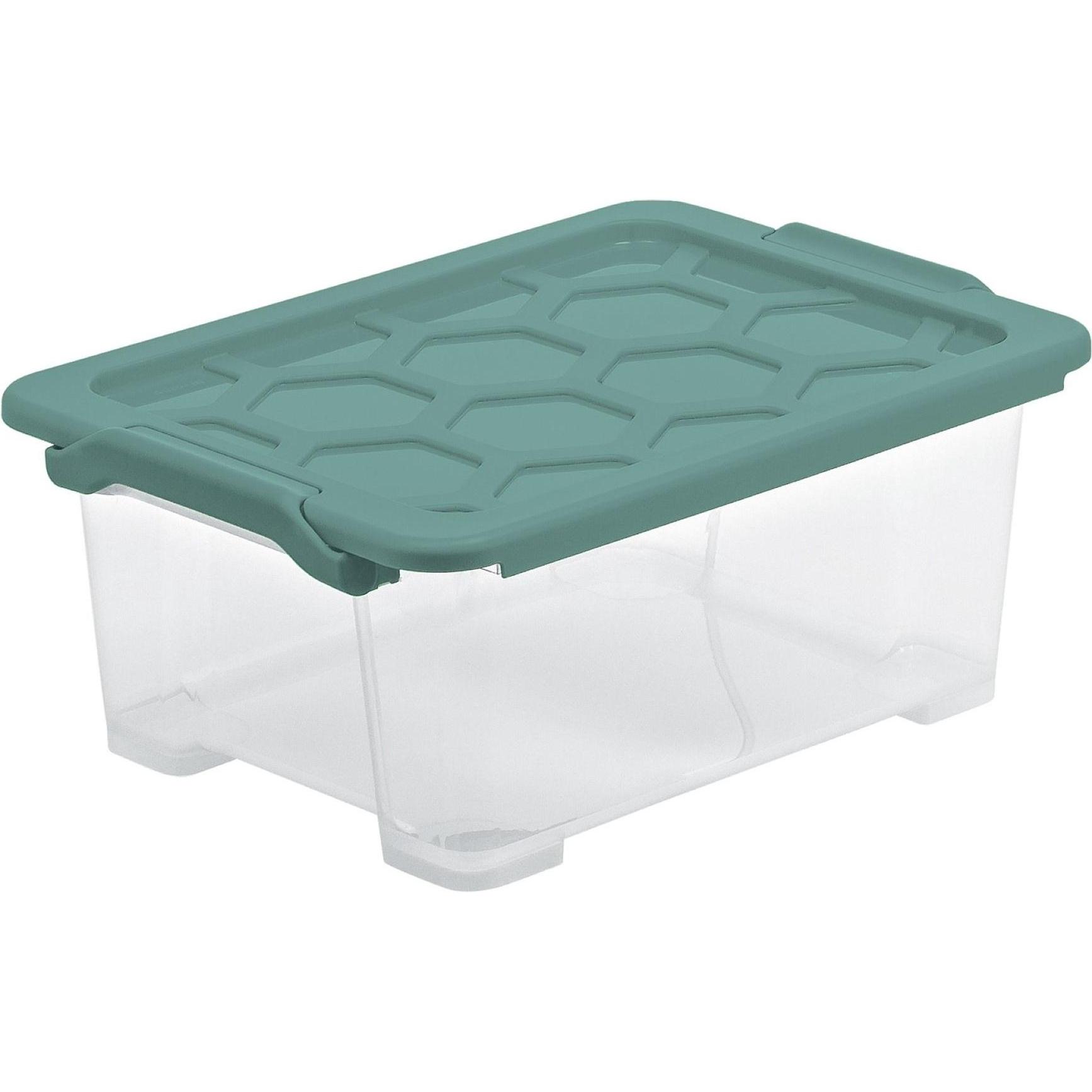5x Rotho, Aufbewahrungsbox, Evo Easy (39.5 x 16 x 28.5 cm, 11 l)