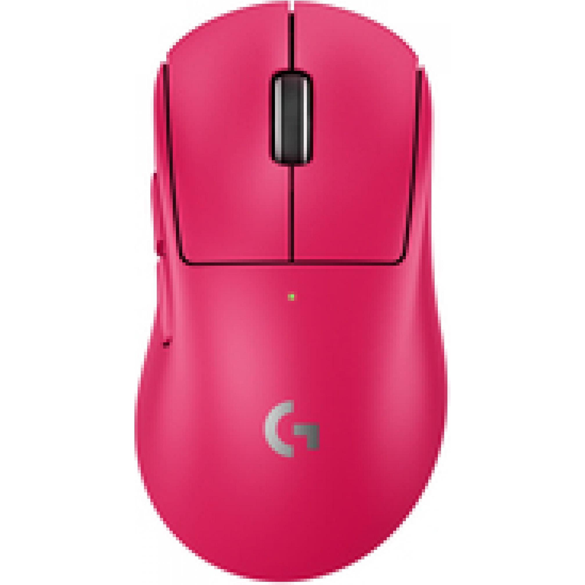 Logitech PRO X SUPERL 2 DEX-PINK-EER2-933 (Kabellos), Maus, Pink