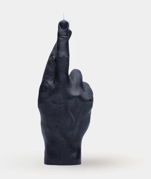 Actual product image Candle Hand Crossed Fingers (1 pcs.)