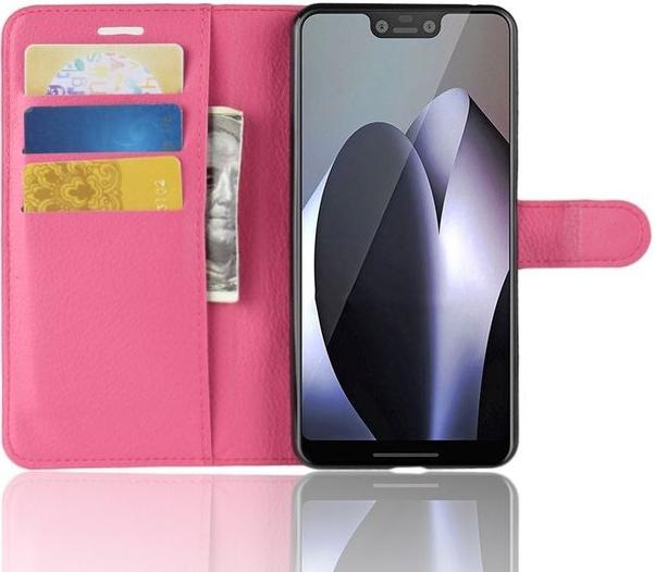 Actual product image MU Classic Litchi Leather Bookcover Series (Google Pixel 3 XL)