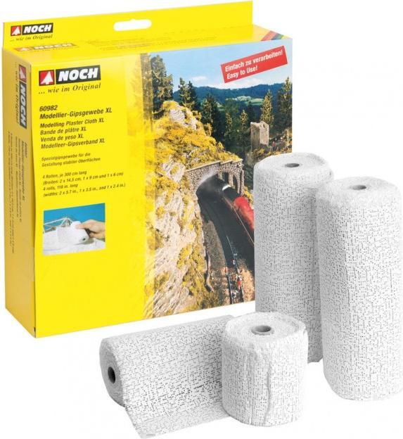 Produktbild Noch Gipsgewebe 60982 Gips 4 St.