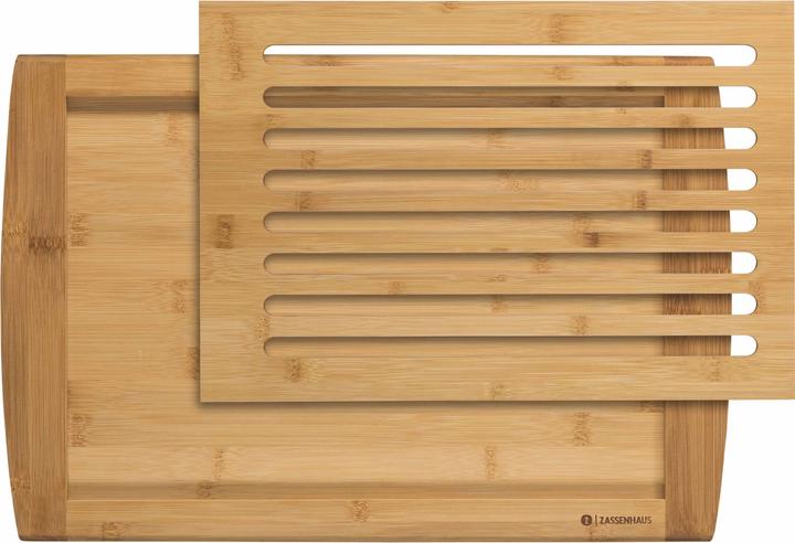 Actual product image Zassenhaus Bread Cutting Board Bamboo 42x28x2cm