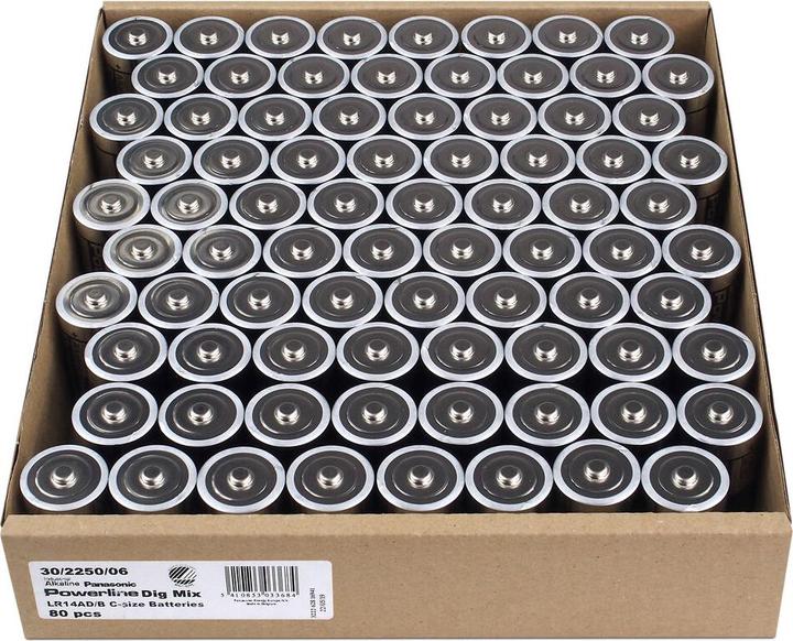 Produktbild Panasonic Alkaline Power Alkali-Batterien (Blisterware) LR14/C/1,5V (80 Stk., R14)