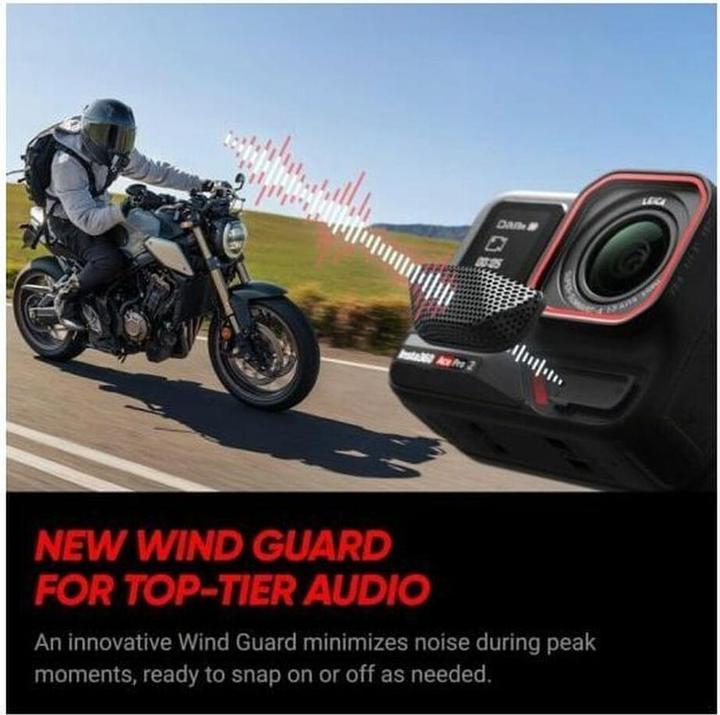 Image du produit Insta360 Ace Pro 2 Dual Batterie Bundle (30p, Bluetooth, WiFi)