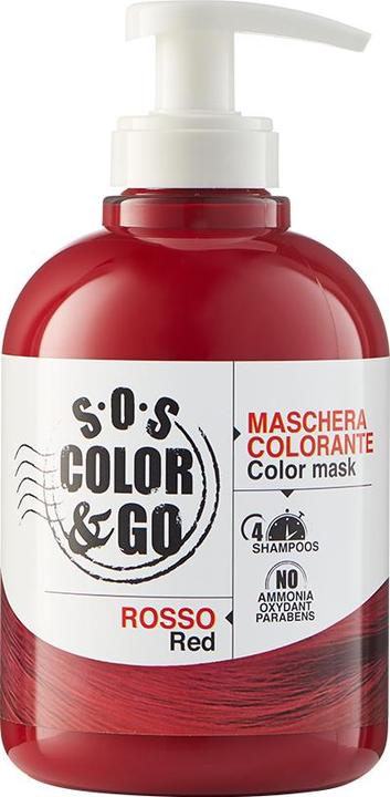 Alama Professional Sos Color & Go Coloring Mask, Red, 300ml (300 ml)