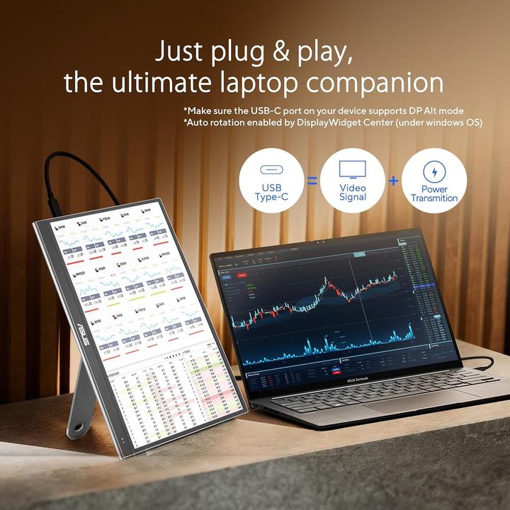 Actual product image ASUS ZenScreen OLED MQ16AHE (1920 x 1080 pixels, 15.60")