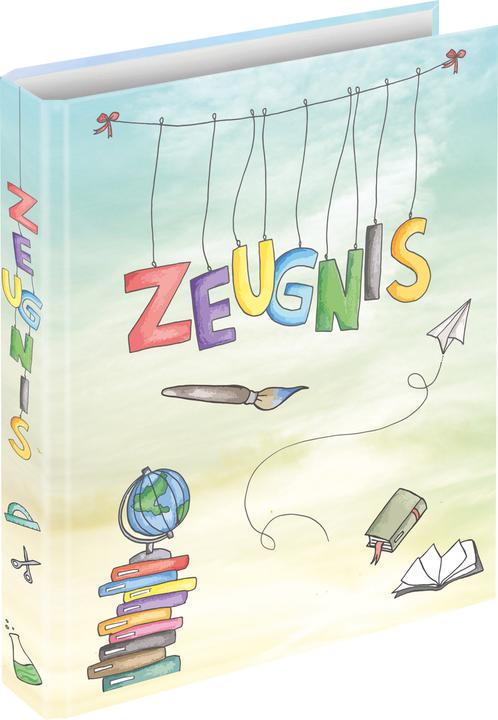 Immagine prodotto Rnk Raccoglitore ad anelli per pagelle "Schooldoodle", meccanismo a 4 anelli, DIN A4, 250 x 315 mm (A4, 1 pz.)