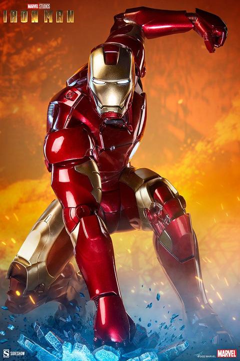 Actual product image Sideshow Iron Man statuette Iron Man Mark III 41 cm
