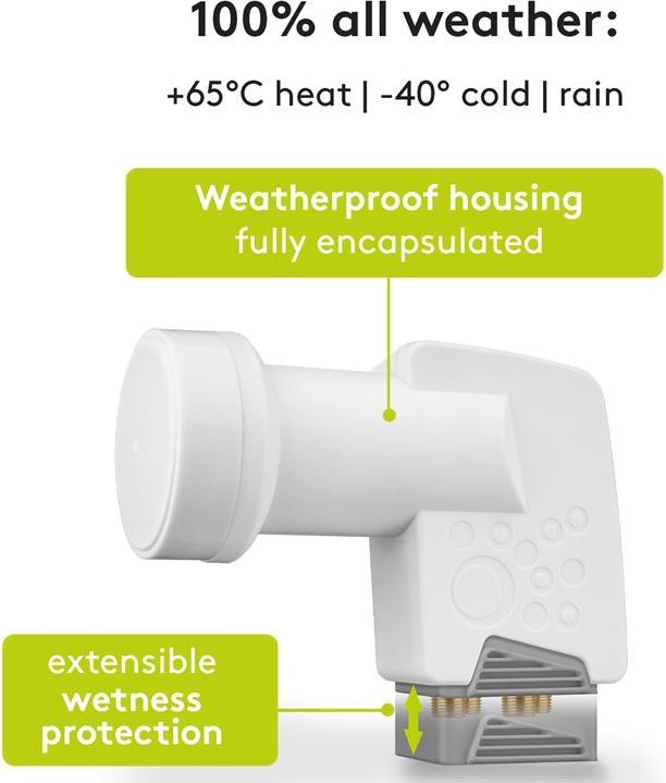 Image du produit Goobay Quad universel (Quad LNB, 40mm)