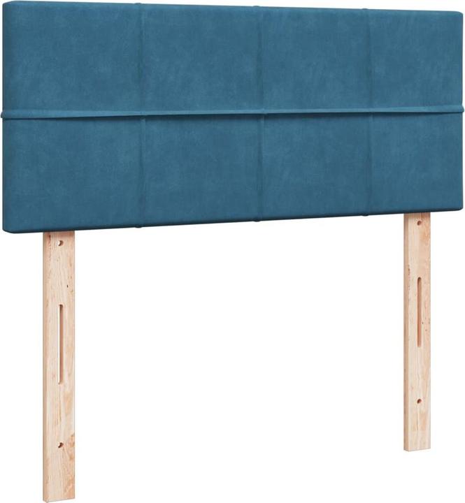 Actual product image vidaXL Bo x spring bed with mattress 120 x 190 cm velvet (120 x 190 cm)