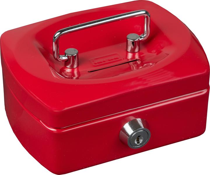 Productafbeelding Idena Geldkist Mini 125x95x60mm, rood