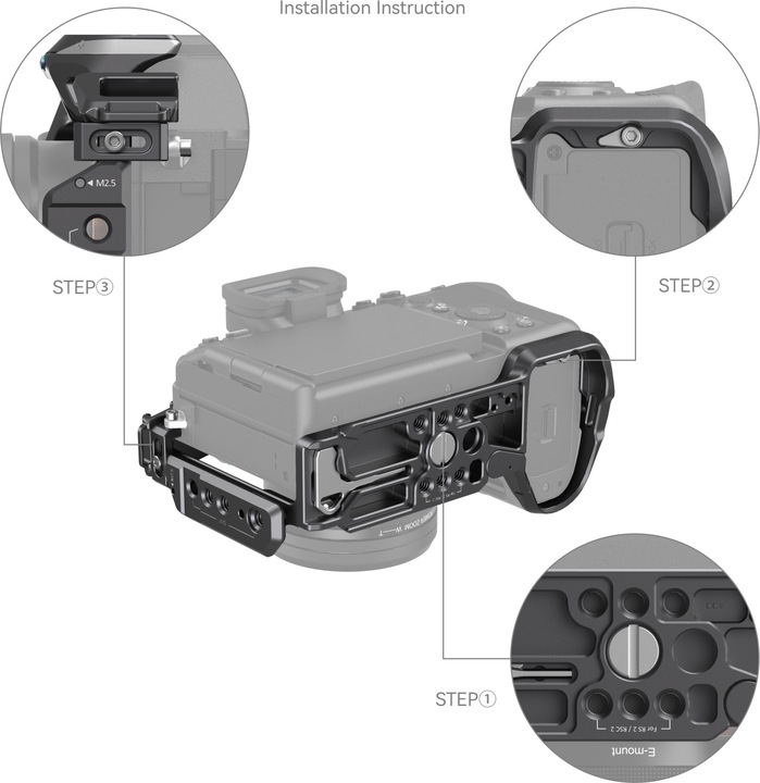 Produktbild SmallRig Rhinoceros Cage Kit for Sony Alpha 7R V / Alpha 7 IV / Alpha 7S III (Cage)