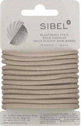 Sibel Soft Elastics Blond 12 Stück (Haargummi)